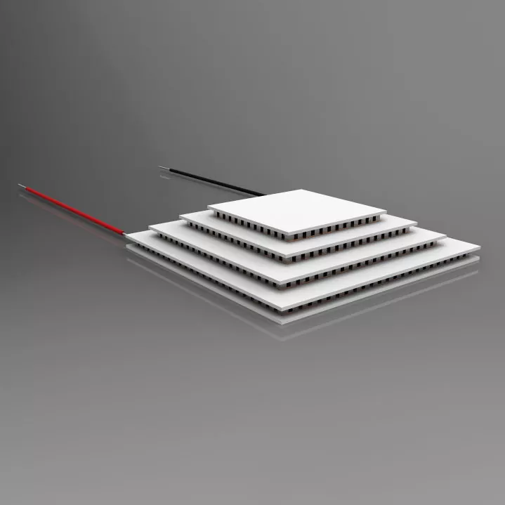 Resfriadores termoelétricos de três estágios